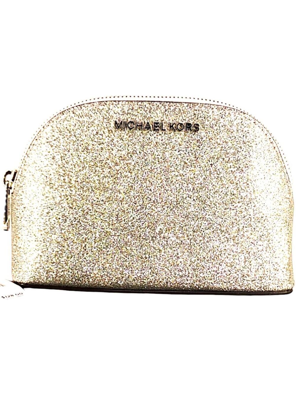 Michael Kors Small Glitter Cosmetic Bag
